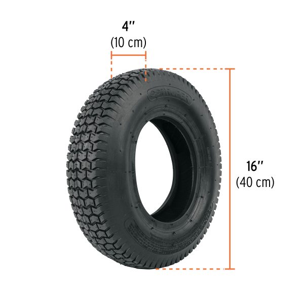 LLANTA NEUMATICA REFORZADA 16" SIN NEUMATICO TRUPER - Imagen 2