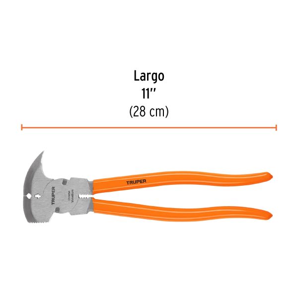 PINZA DE HACENDADO 11" MANGO DE PVC TRUPER - Imagen 2