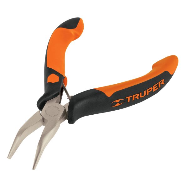 MINI PINZA DE PUNTA CURVA 5" MANGO COMFORT GRIP TRUPER - Imagen 2