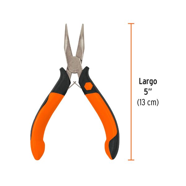 MINI PINZA DE PUNTA CURVA 5" MANGO COMFORT GRIP TRUPER - Imagen 3