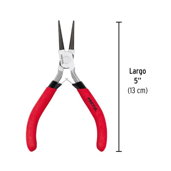 MINI PINZA DE PUNTA REDONDA 5" PRETUL - Imagen 3