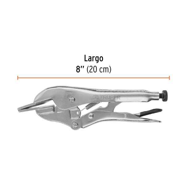 PINZA DE PRESION 8" HOJALATERA TRUPER - Imagen 2