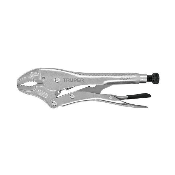 PINZA DE PRESION 10" MORDAZA CURVA TRUPER