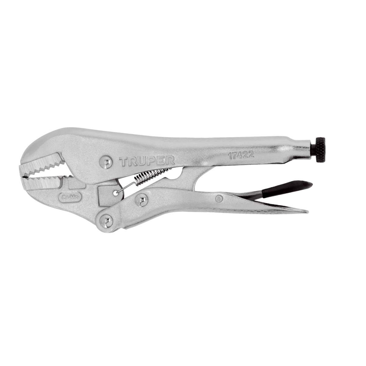 PINZA DE PRESION 7" MORDAZA RECTA TRUPER