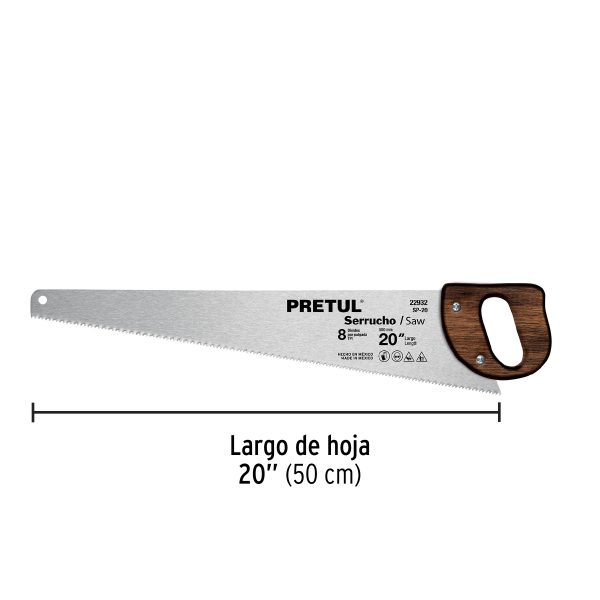 SERRUCHO 20" PRETUL - Imagen 2