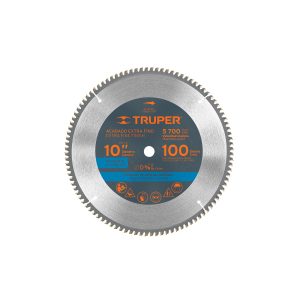 DISCO SIERRA 10" PARA ALUMINIO 100 DIENTES CENTRO 5/8" TRUPER