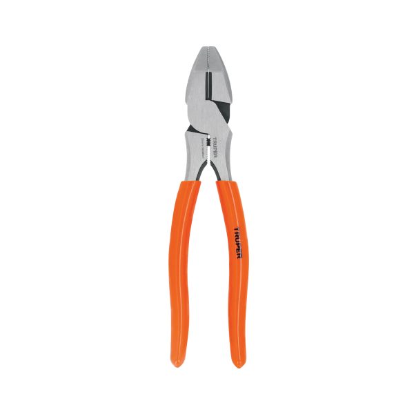 PINZA PARA ELECTRICISTA 8" ALTA PALANCA MANGO PVC TRUPER