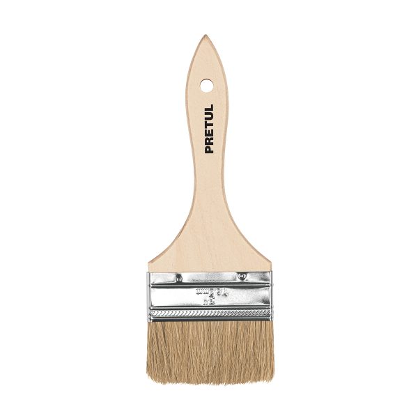 BROCHA USO GENERAL DE 3" CON MANGO DE MADERA PRETUL
