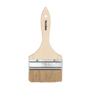 BROCHA USO GENERAL DE 4" CON MANGO DE MADERA PRETUL
