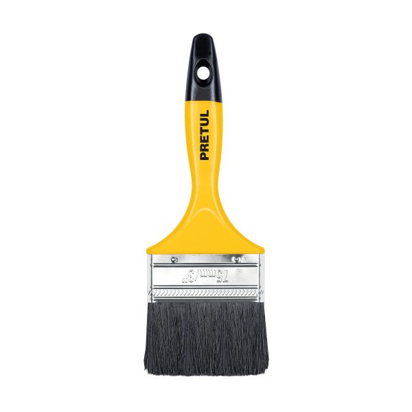 BROCHA USO GENERAL DE 3″ CON MANGO DE PLASTICO PRETUL