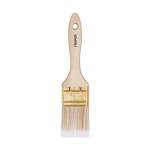 BROCHA CERDAS SINTETICAS 2" CORTE RECTO MANGO DE MADERA TRUPER