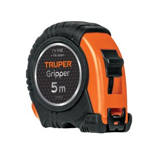 FLEXOMETRO CONTRA IMPACTOS 5 M CINTA 19 MM GRAD. METRICA TRUPER