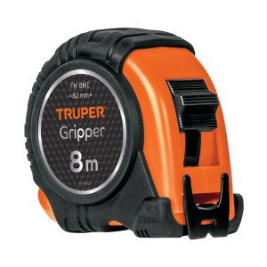 FLEXOMETRO CONTRA IMPACTOS 8 M CINTA 25 MM GRAD. METRICA TRUPER