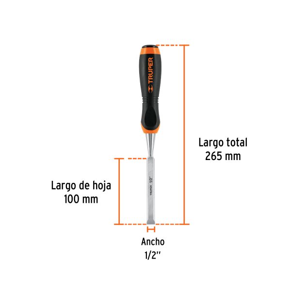 FORMON 1/2" MANGO COMFORT GRIP TRUPER - Imagen 2