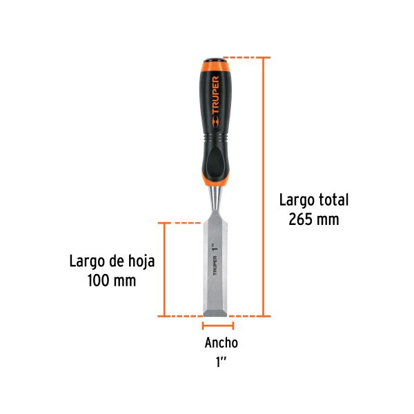 FORMON 1" MANGO COMFORT GRIP TRUPER - Imagen 2