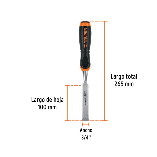 FORMON 3/4" MANGO COMFORT GRIP TRUPER - Imagen 2