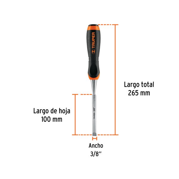 FORMON 3/8" MANGO COMFORT GRIP TRUPER - Imagen 2