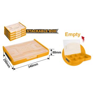 CAJA PARA HERRAMIENTAS PLASTICA APILABLE INGCO