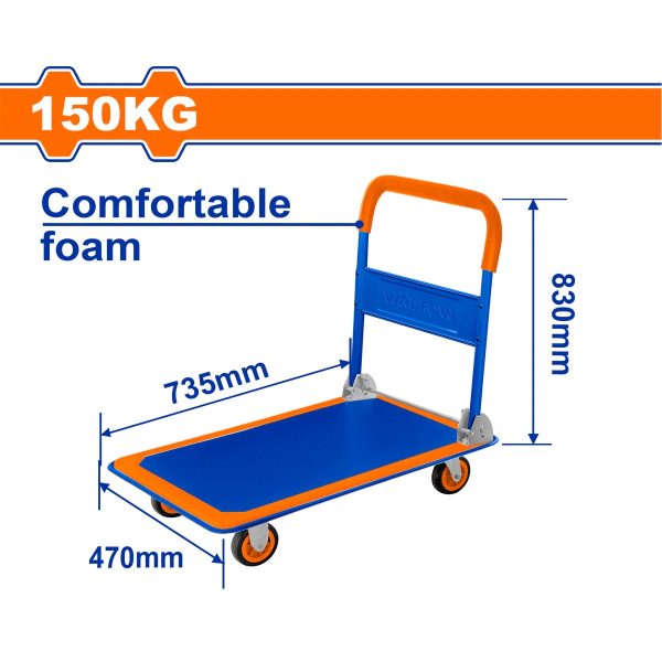 CARRO PLATAFORMA PLEGABLE 150 KG WADFOW - Imagen 2