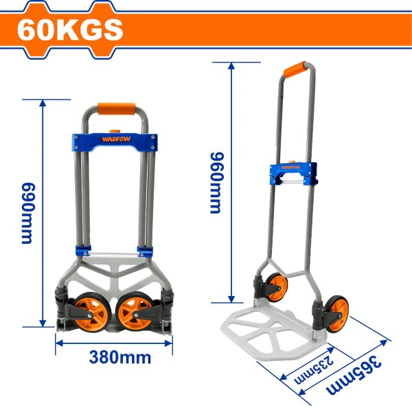 ZORRA DE CARGA PLEGABLE 60 KG WADFOW - Imagen 2