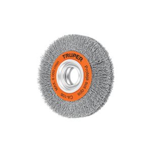 GRATA ALAMBRE ONDULADO 6" X 1-1/8" PARA ESMERIL TRUPER