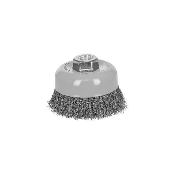 GRATA COPA 4" ALAMBRE ONDULADO FINO MULTI-ROSCA TRUPER