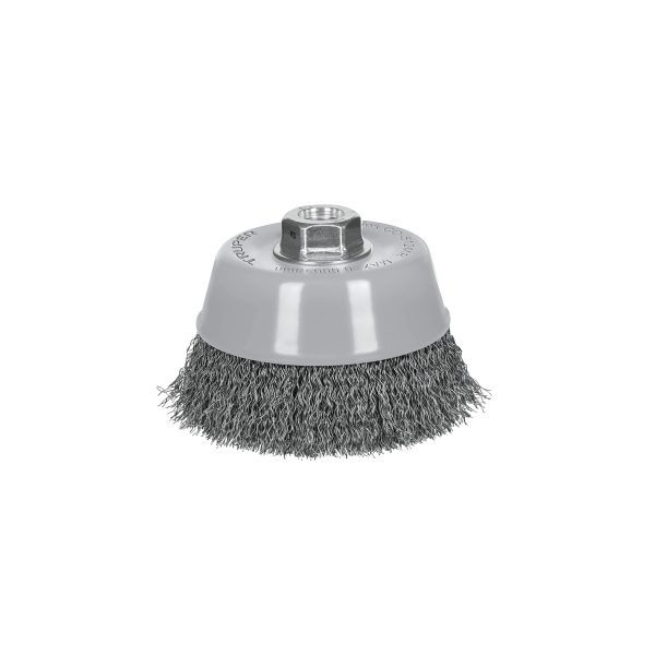 GRATA COPA 5" ALAMBRE ONDULADO FINO MULTI-ROSCA TRUPER
