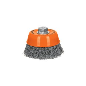 GRATA COPA 5" ALAMBRE ONDULADO GRUESO EJE 5/8"-11 TRUPER