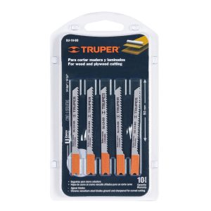 BLISTER CON 5 SEGUETAS 14 DPP ZANCO "U" CORTE CURVO MADERA TRUPER