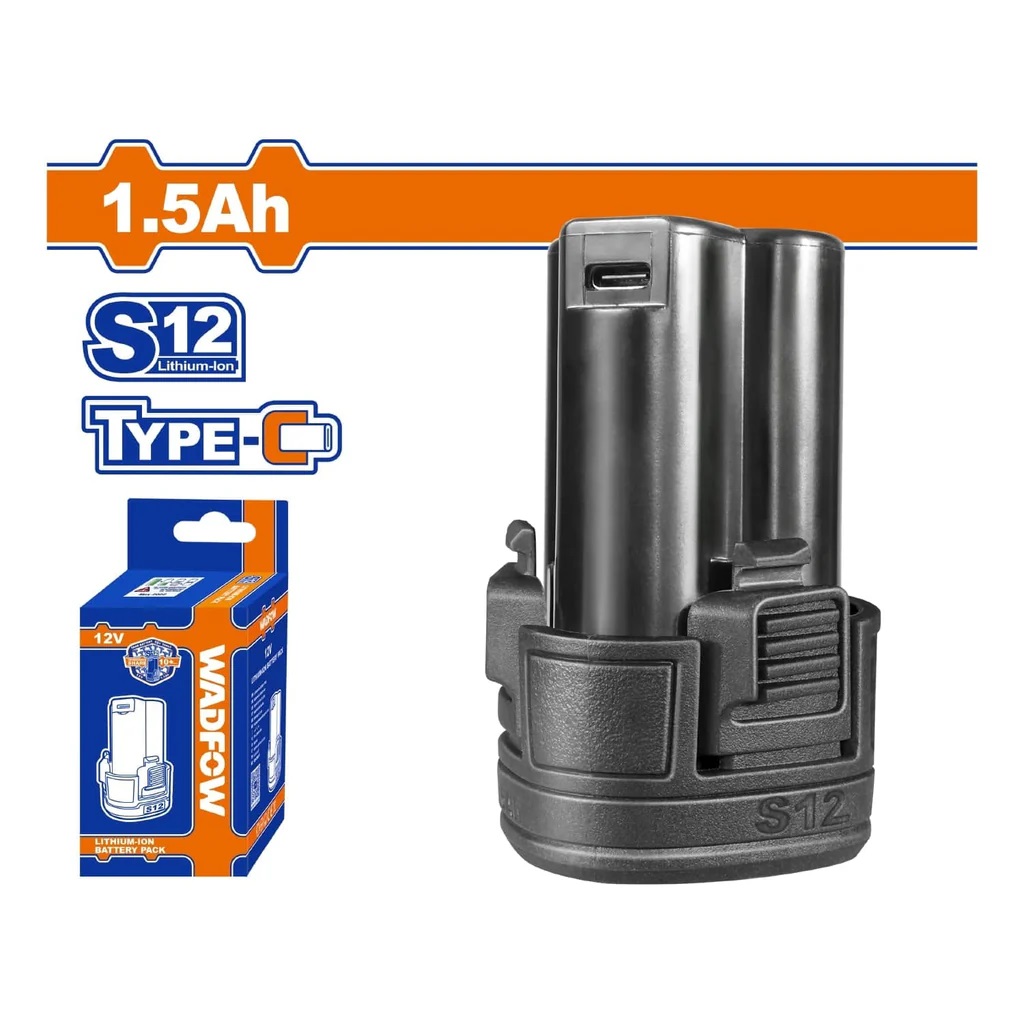 BATERIA ION LITIO 12 V 1.5 AH WADFOW