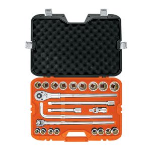 JUEGO DE 23 HERRAMIENTAS CUADRO 3/4" MM PARA MECANICO TRUPER