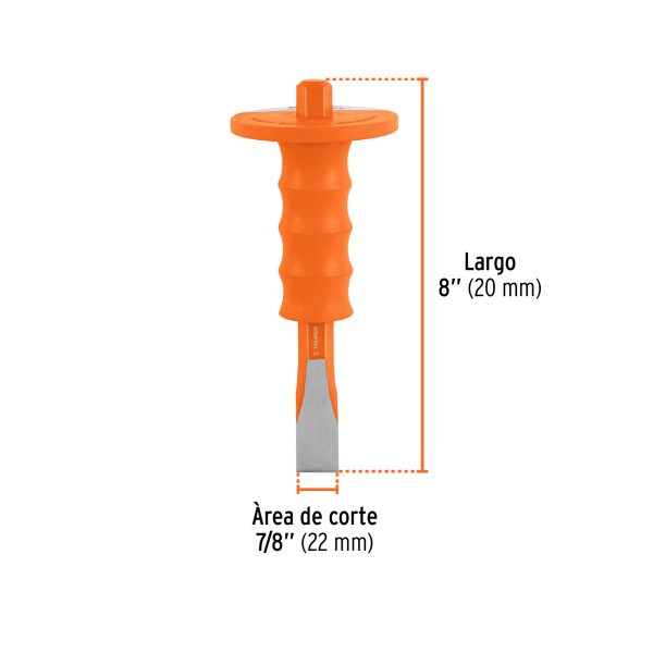 CINCEL DE CORTE FRIO 7/8 X 8" CON GRIP TRUPER - Imagen 3