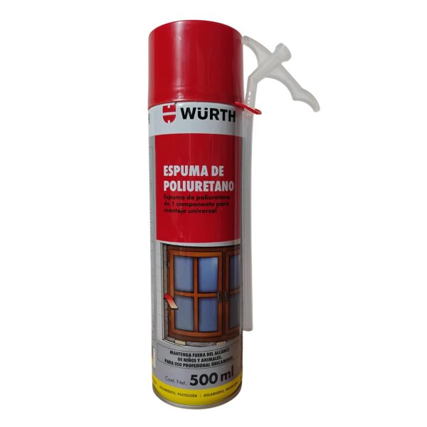 ESPUMA EXPANSIVA DE POLIURETANO 500 ML WURTH