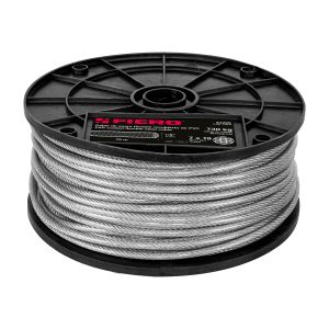 CABLE FLEXIBLE 1/8" ACERO 7 X 19 RECUBIERTO PVC X 75 M FIERO