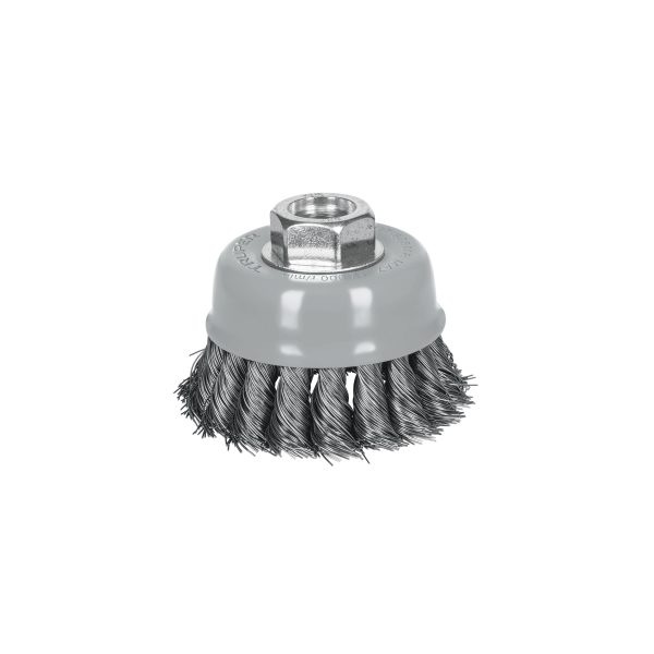 GRATA COPA 3" ALAMBRE TRENZADO FINO MULTI-ROSCA TRUPER