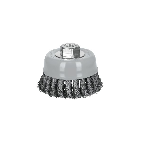 GRATA COPA 4" ALAMBRE TRENZADO FINO MULTI-ROSCA TRUPER
