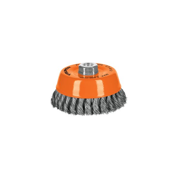 GRATA COPA 5" ALAMBRE TRENZADO FINO EJE 5/8"-11 TRUPER