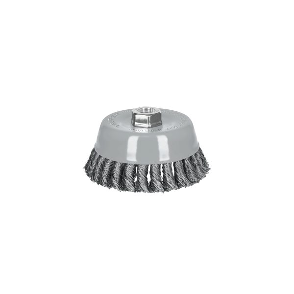 GRATA COPA 5" ALAMBRE TRENZADO GRUESO MULTI-ROSCA TRUPER