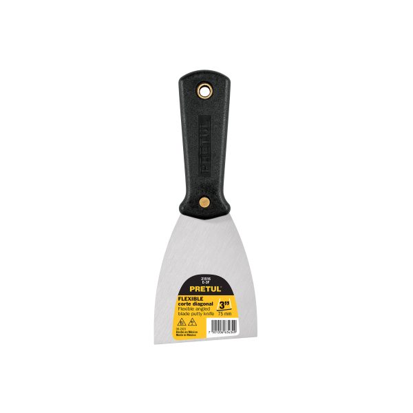 ESPATULA FLEXIBLE 3" CON MANGO DE PLASTICO PRETUL