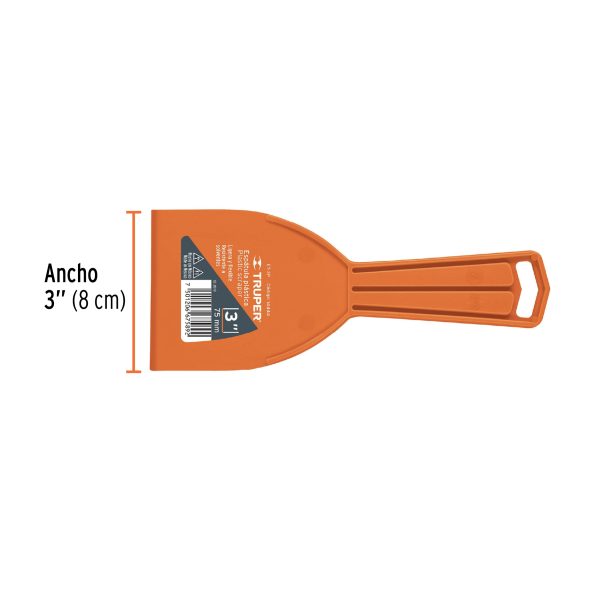 ESPATULA PLASTICA DE 3" TRUPER - Imagen 2