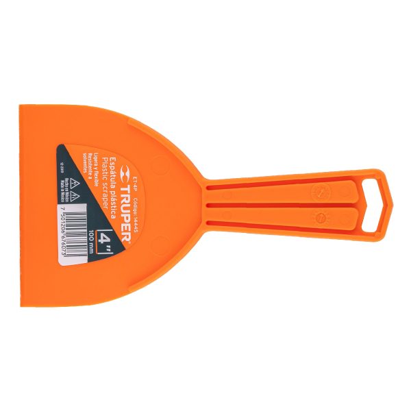 ESPATULA PLASTICA DE 4" TRUPER