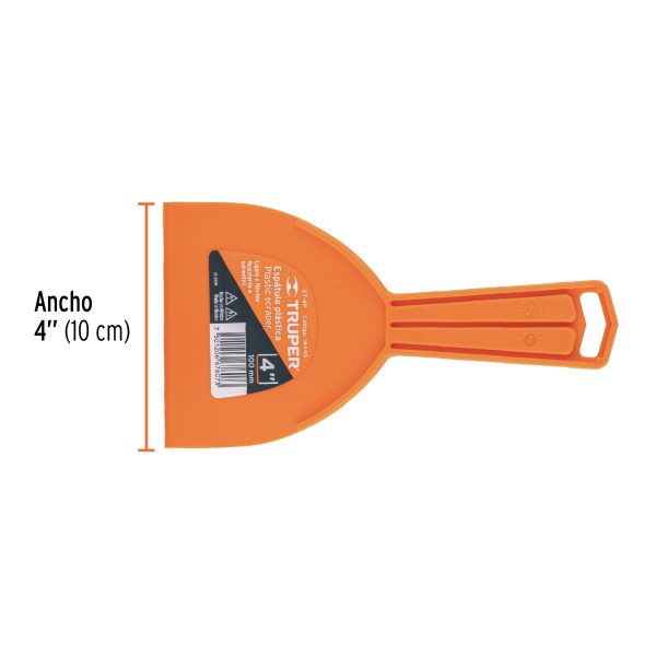 ESPATULA PLASTICA DE 4" TRUPER - Imagen 2