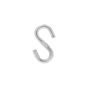 GANCHO "S" DE 1/4" DE ACERO PARA CABLE FIERO