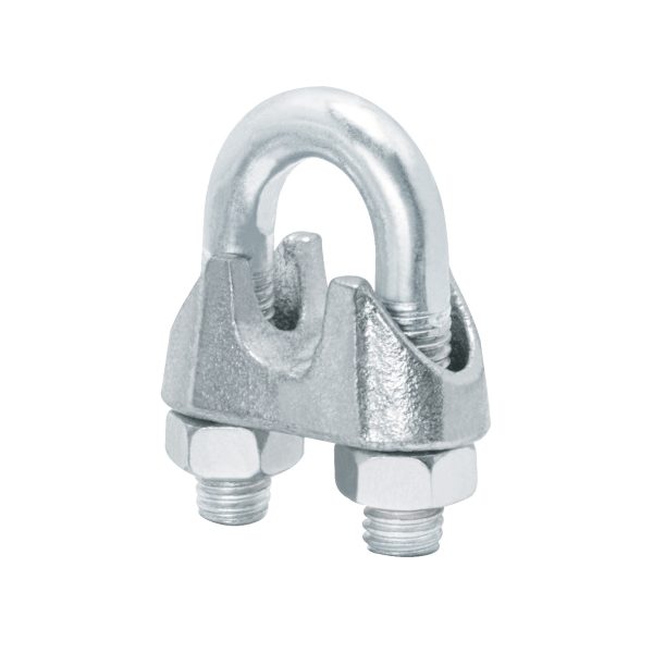 BLISTER CON 1 NUDO (PERRO) DE HIERRO PARA CABLE DE 1/2" FIERO