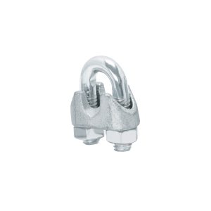 BLISTER CON 2 NUDOS (PERROS) DE HIERRO PARA CABLE DE 1/4" FIERO