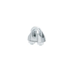 BLISTER CON 2 NUDOS (PERROS) DE HIERRO PARA CABLE DE 1/8" FIERO