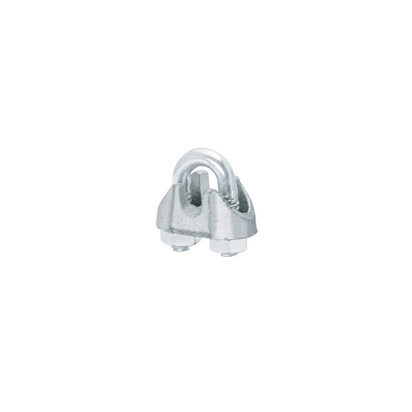 BLISTER CON 2 NUDOS (PERROS) DE HIERRO PARA CABLE DE 1/8" FIERO