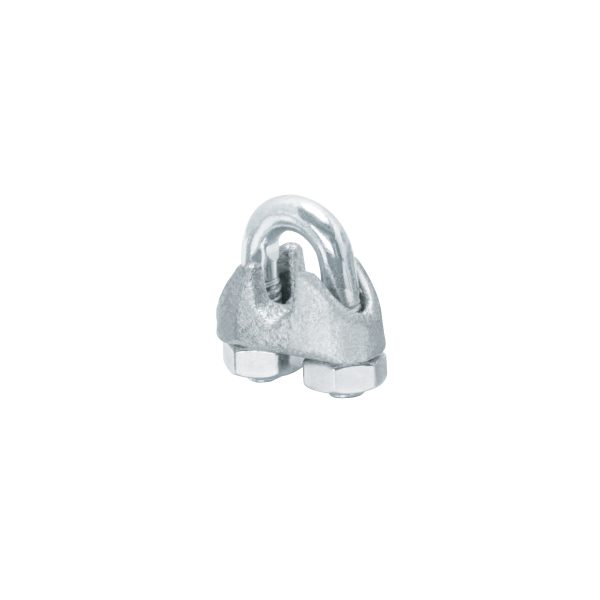 BLISTER CON 2 NUDOS (PERROS) DE HIERRO PARA CABLE DE 3/16" FIERO