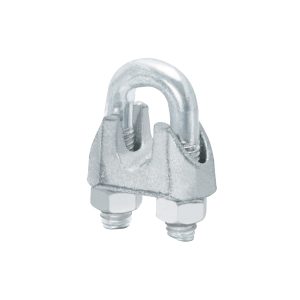 BLISTER CON 1 NUDO (PERRO) DE HIERRO PARA CABLE DE 3/8" FIERO