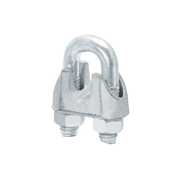BLISTER CON 1 NUDO (PERRO) DE HIERRO PARA CABLE DE 3/8" FIERO